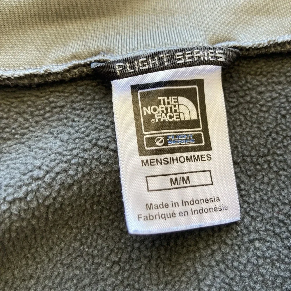 North Face‎ Flight Series Jacket Mens M Gray Black Softshell Zip